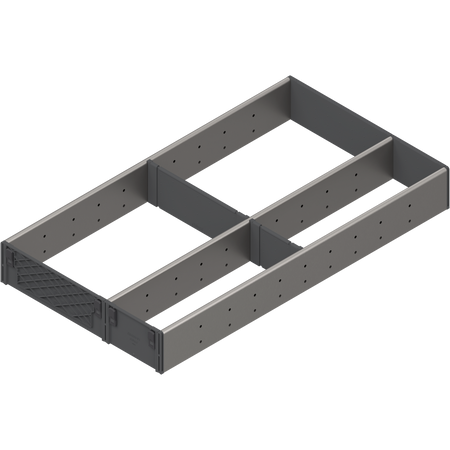 ORGA-LINE wkład z przegródkami (częściowe wypełnienie), do szuflady standardowej TANDEMBOX, dł. NL=550 mm, szer. korpusu KB=400 mm, szer.=291 mm