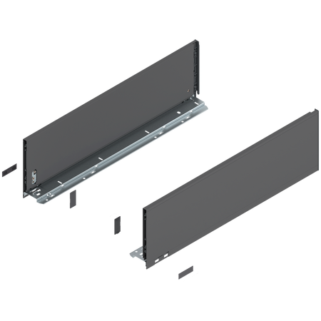 Bok szuflady LEGRABOX, wysokość C (177 mm), dł.=600 mm, lewy/prawy, do LEGRABOX pure