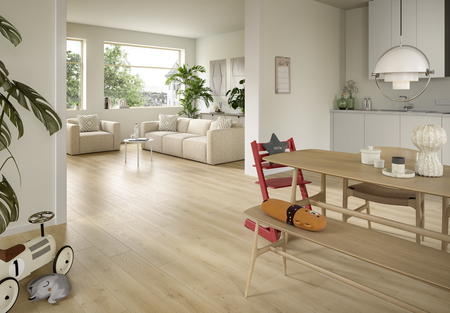 Panele podłogowe laminowane Aqua+ 24H AC5 Dąb Pinot piaskowy Egger