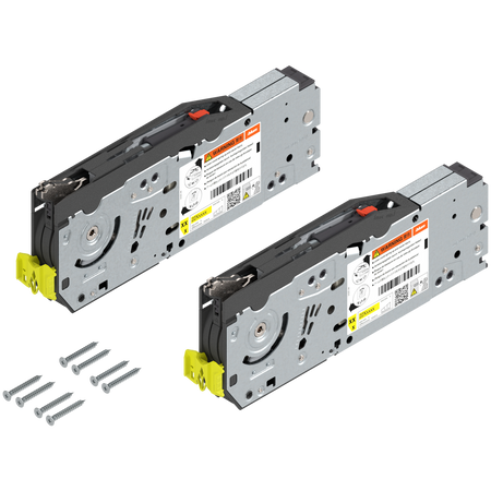 AVENTOS HF top do frontów uchylno - składanych, siłownik (zestaw), współczynnik mocy=10000-19300 przy 2 szt, na wkręty, odpowiedni do SERVO-DRIVE