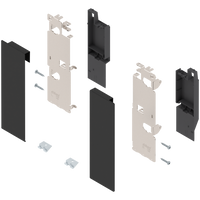 Mocowanie frontu LEGRABOX , wys. C, do szuflady wewnętrznej z relingiem, lewe/prawe, do LEGRABOX free