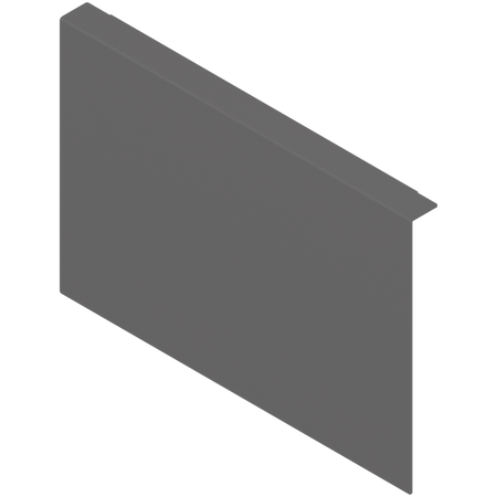 AMBIA-LINE adapter do montażu ramy do drewnianej ścianki tylnej do szuflady z wysokim frontem, do LEGRABOX/MERIVOBOX wysokość C, stal