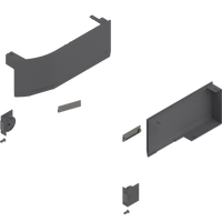 Front uchylny AVENTOS HK top, Zaślepka siłownika (włącznie z Włącznik do nawiercania, kompl.), prawy+lewy, do SERVO-DRIVE