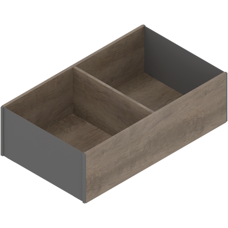 AMBIA-LINE rama, do LEGRABOX/MERIVOBOX szuflady z wysokim frontem, w opcji drewnopodobnej, od dł.=400 mm, szerokość=218 mm
