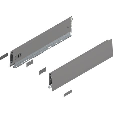 Bok MERIVOBOX, wysokość M (91 mm), dł.=400 mm, lewy/prawy
