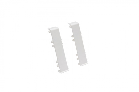 Łącznik listwy do listwy przypodłogowej Hi Line 23,4x75mm 1kpl=2szt Cezar Biały RAL9003 Matowe