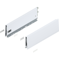 Bok MERIVOBOX, wysokość K (129 mm), dł.=400 mm, lewy/prawy