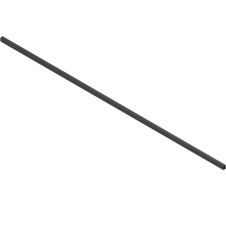 LEGRABOX Reling poprzeczny, do KB=1200 mm, długość=1080 mm, do przycięcia