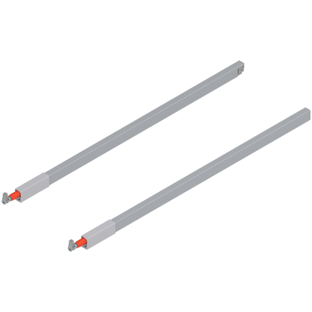Reling podłużny TANDEMBOX (górny), do szuflady z wysokim frontem, dł.=650 mm, lewy/prawy, do TANDEMBOX antaro