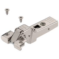 CLIP top zawias do ram alumin. 95°,Drzwi bliźniacze, puszka: na wkręty, (zawias zamknięty)