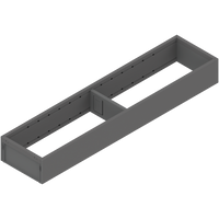 AMBIA-LINE  ramki do szuflady standardowej, do LEGRABOX/MERIVOBOX, stal, dł.=450 mm, szerokość=100 mm