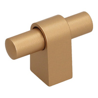 Gałka GS44, złoty satynowy, GAMET