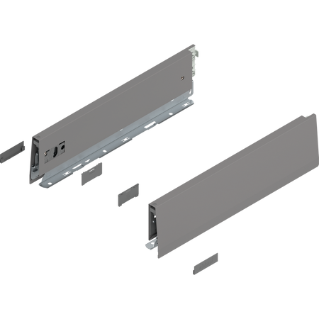 Bok MERIVOBOX, wysokość M (91 mm), dł.=350 mm, lewy/prawy