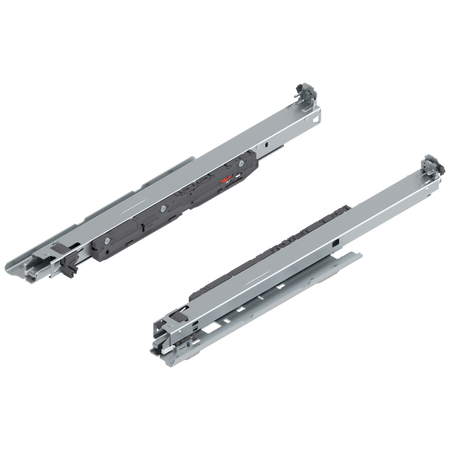 MOVENTO Zint. BLUMOTION / odpowiedni do TOB / odpowiedni do SERVO-DRIVE, pełny wysuw, prowadnica, 40 kg, dł.=450 mm, wymaga sprzęgła, montaż do dna, lewa/prawa