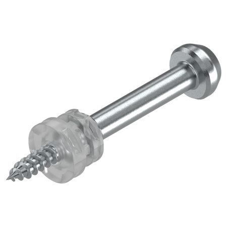 Mocowanie frontu górneMERIVOBOX , wkręty, symetryczne