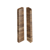 Zaślepki para do listwy przypodłogowej MASTERLINE 13x80mm 1kpl=2szt(L+P) Cezar Vincenza Matowe