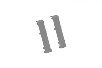 Łącznik listwy do listwy przypodłogowej Hi Line 23,4x75mm 1kpl=2szt Cezar Szary Matowe