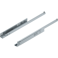 TANDEM Zintegrowany BLUMOTION Częściowy wysuw, Prowadnica, 30 kg, dł.=600 mm, do Grubość płyty 17-19 mm, wymaga sprzęgła, lewa/prawa