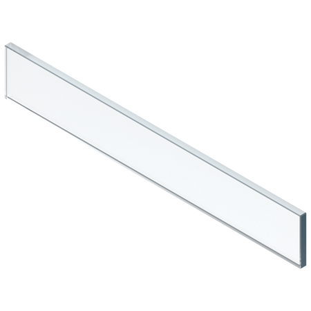 LEGRABOX element dekoracyjny - przód, wysokość C (70 mm), szer. korpusu KB=600 mm (15/16 mm), Szkło, do LEGRABOX pure/free