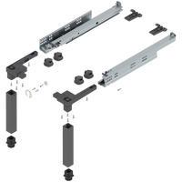 SPACE STEP Zestaw, tworzywo sztuczne/stal, dł.=410 mm