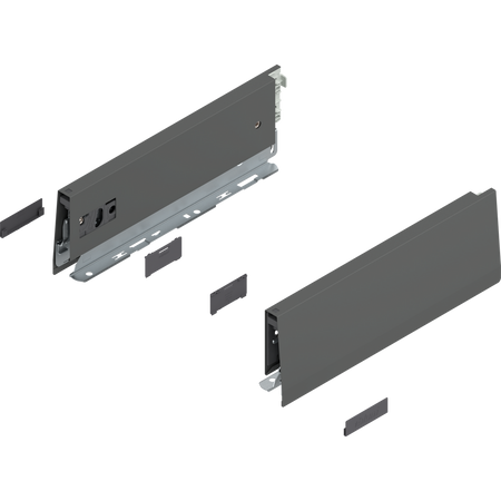 Bok MERIVOBOX, wysokość M (91 mm), dł.=270 mm, lewy/prawy