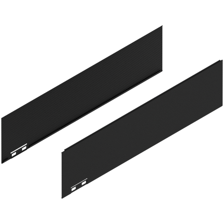 LEGRABOX Element dekoracyjny, wysokość K (128.5 mm), dł.=500 mm, prawy+lewy