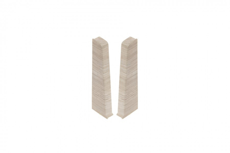 Zaślepki para do listwy przypodłogowej Hi Line 23,4x75mm 1kpl=2szt(L+P) Cezar Sosna Sieviernaja Matowe