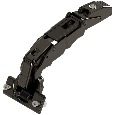 CLIP top Zawias z szerokim kątem otwarcia i zerowym uskokiem 155°，Drzwi nakładane, bez sprężyny, puszka: na wkręty