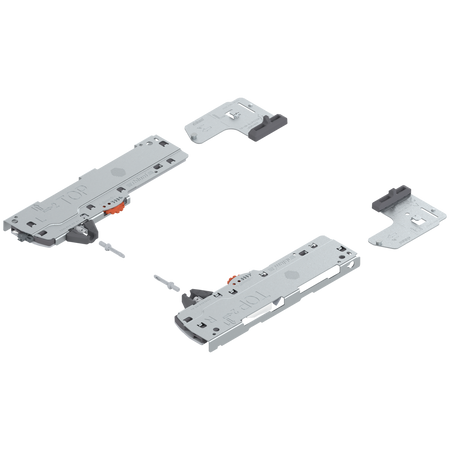 zestaw (Jednostka TIP-ON BLUMOTION + Zabierak + Adapter), do LEGRABOX, do MOVENTO, Typ L1, dł. NL=350-600 mm, Całkowita waga szuflady=0-20 kg, prawy+lewy