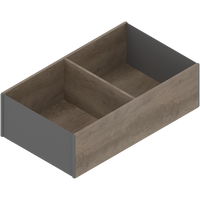 AMBIA-LINE rama, do LEGRABOX/MERIVOBOX szuflady z wysokim frontem, w opcji drewnopodobnej, od dł.=400 mm, szerokość=218 mm