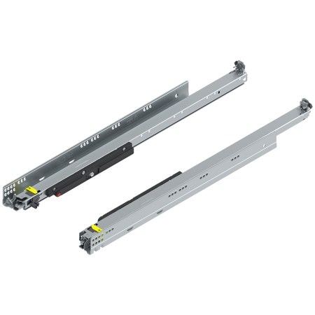 MOVENTO z TIP-ON, pełny wysuw, prowadnica, 60 kg, dł.=700 mm, wymaga sprzęgła, lewa/prawa