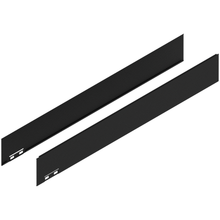 LEGRABOX Element dekoracyjny, wysokość M (90.5 mm), dł.=650 mm, prawy+lewy