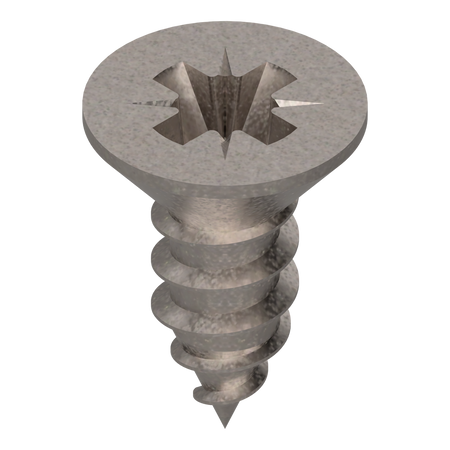 wkręt do blach, łeb wpuszczany,  3,5 mm, Długość całkowita (z łbem): 9.5 mm