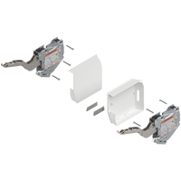 AVENTOS HK-S do małych frontów uchylnych, siłownik (zestaw), współczynnik mocy=220-500 przy 2 szt., na wkręty