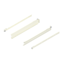 METABOX bok N (54 mm), Częściowy wysuw, 25 kg, dł.=450 mm, wersja na wcisk, lewy/prawy