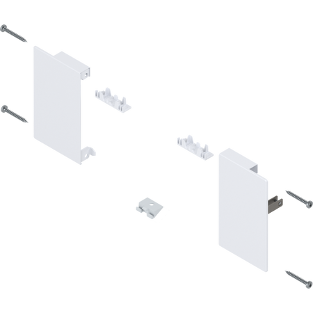 Mocowanie frontu MERIVOBOX , wys. M, do szuflady wewnętrznej, lewe/prawe