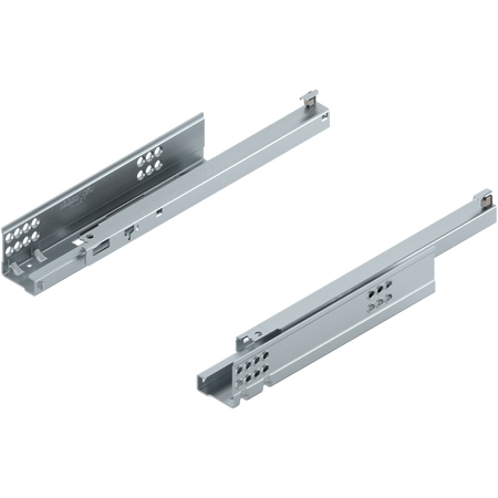TANDEM Zintegrowany BLUMOTION Częściowy wysuw, Prowadnica, 30 kg, dł.=300 mm, do Grubość płyty 17-19 mm, wymaga sprzęgła, lewa/prawa