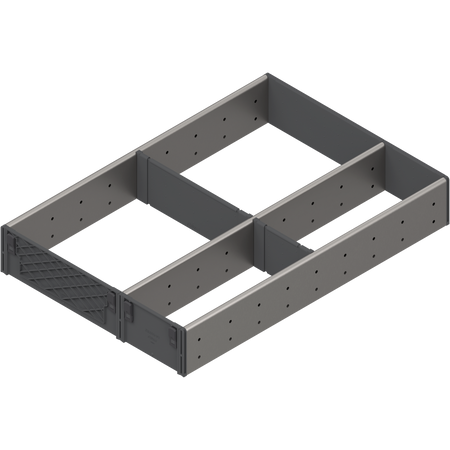 ORGA-LINE wkład z przegródkami (częściowe wypełnienie), do szuflady standardowej TANDEMBOX, dł. NL=450 mm, szer. korpusu KB=400 mm, szer.=291 mm