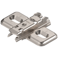 CLIP prowadnik, krzyżakowy, 0 mm, Stal, na wkręty do płyty wiórowej, RW: otwór podłużny