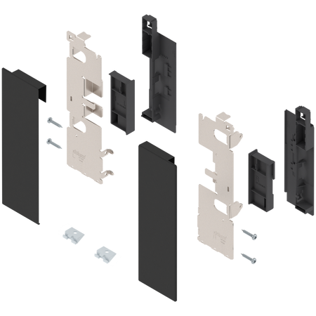 Mocowanie frontu LEGRABOX , wys. C, do szuflady wewnętrznej z elementami dekoracyjnymi, lewe/prawe, do LEGRABOX free