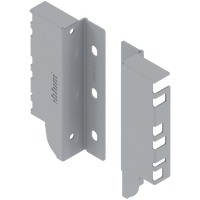 Uchwyt drewnianej ścianki tylnej TANDEMBOX, wys. K (128,5 mm), prawy+lewy