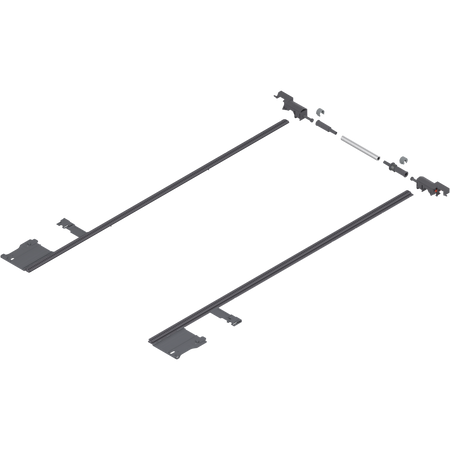 MOVENTO Stabilizacja boczna, dł.=750 mm, KB=1400 mm, pełen wysuw, do przycięcia
