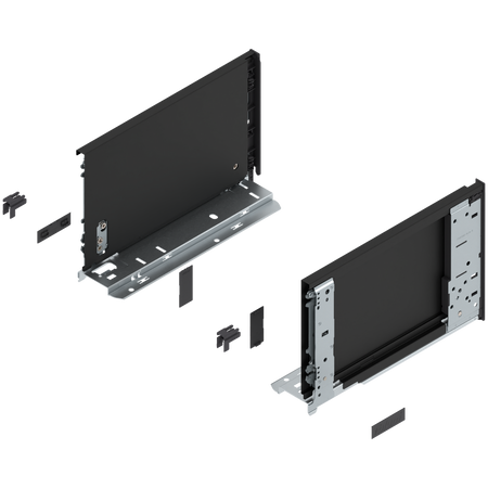 Bok szuflady LEGRABOX (za korpusem), wysokość C (177 mm), dł.=270 mm, lewy/prawy, do LEGRABOX pure