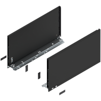 Bok szuflady LEGRABOX, wysokość F (241 mm), dł.=450 mm, lewy/prawy, do LEGRABOX pure