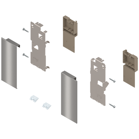 Mocowanie frontu LEGRABOX , wys. K, do szuflady wewnętrznej, lewe/prawe, do LEGRABOX pure