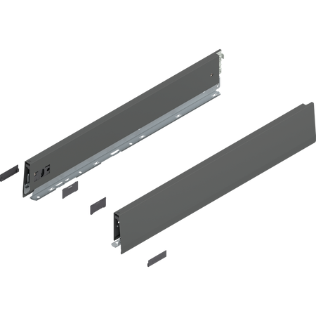 Bok MERIVOBOX, wysokość M (91 mm), dł.=550 mm, lewy/prawy