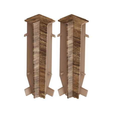 Narożnik wewn. do listwy przypodłogowej MASTERLINE 13x80mm 1kpl=2szt Cezar Vincenza Matowe