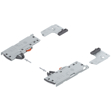 zestaw (Jednostka TIP-ON BLUMOTION + Zabierak + Adapter), do LEGRABOX, do MOVENTO, Typ S1, dł. NL=270-320 mm, Całkowita waga szuflady=10-20 kg, prawy+lewy