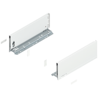 Bok szuflady LEGRABOX, wysokość K (128.5 mm), dł.=350 mm, lewy/prawy, do LEGRABOX pure