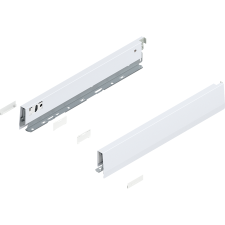 Bok MERIVOBOX, wysokość N (68.5 mm), dł.=400 mm, lewy/prawy